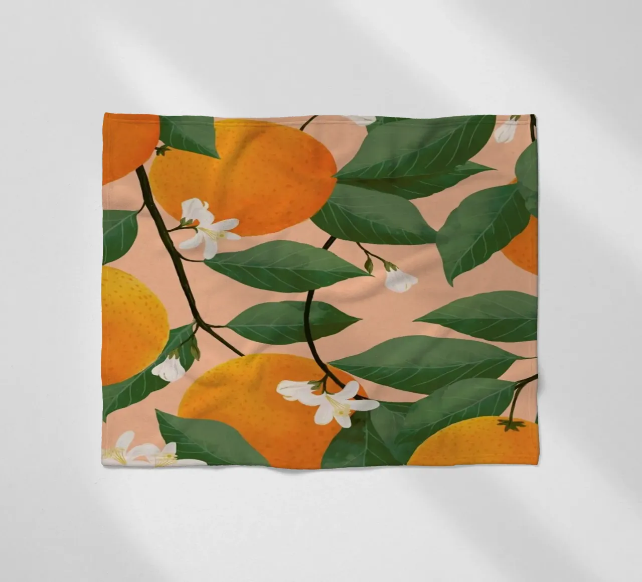 Fresh Citrus coperta in pile da Laura Graves