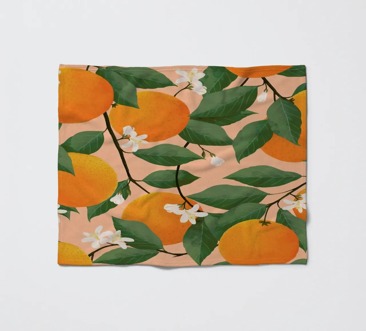 Fresh Citrus coperta in pile da Laura Graves