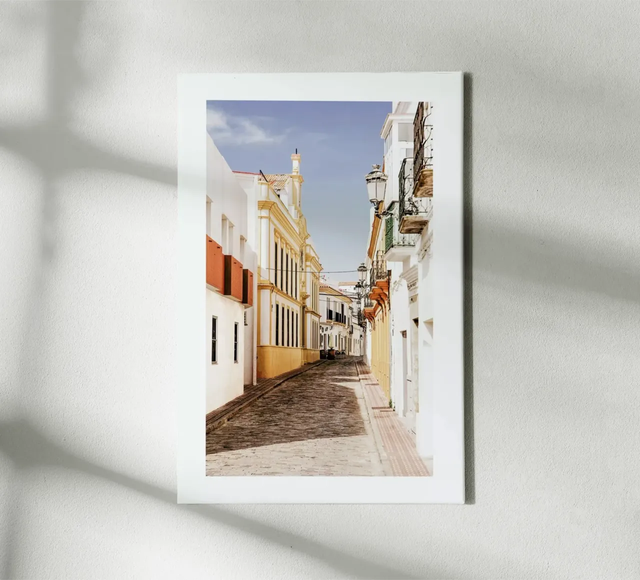 Cadiz canvas met Baklijst van METROPOLIS