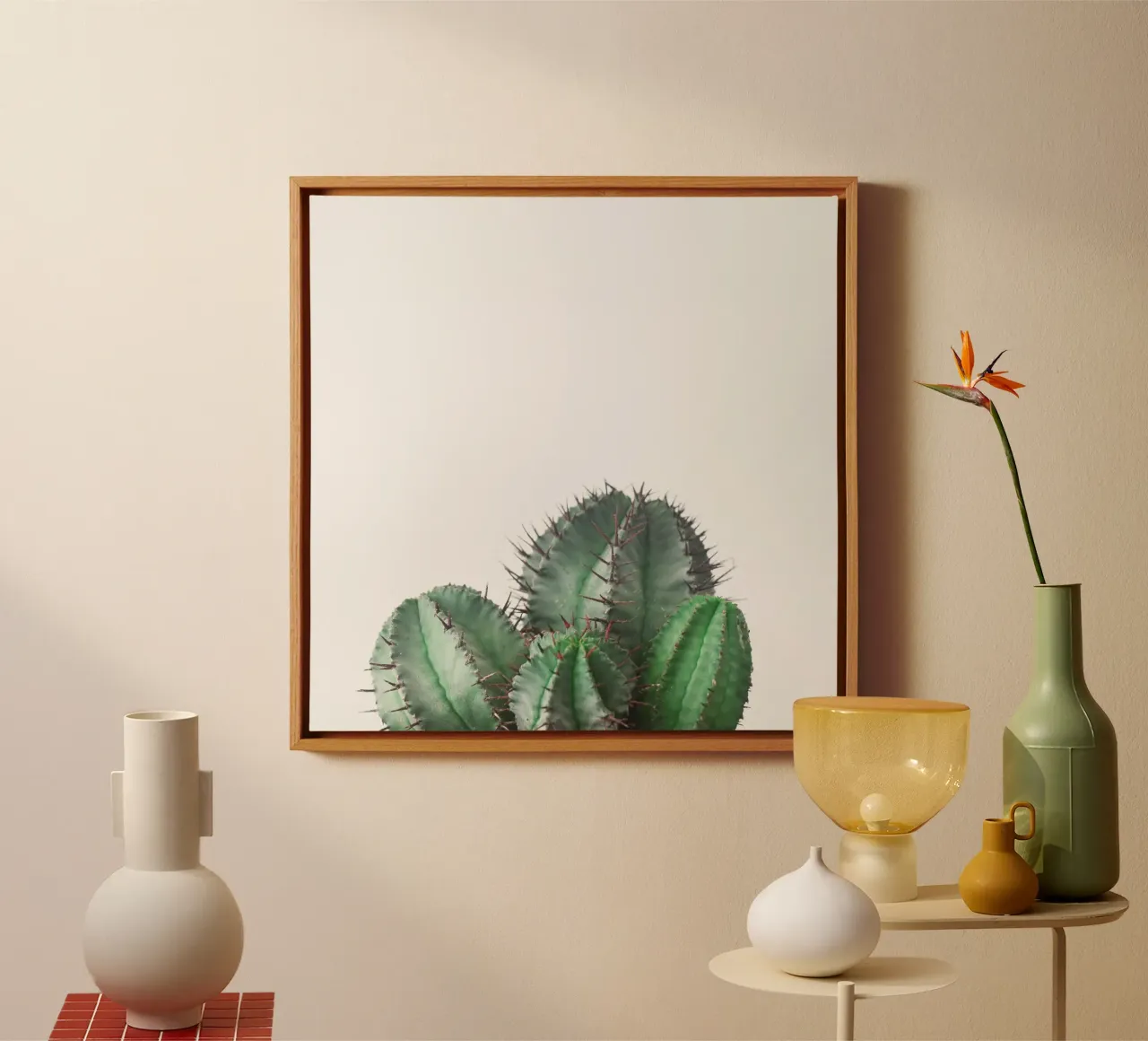Barile di latte africano tela con Cornice a cassetta da Cassia Beck Photography