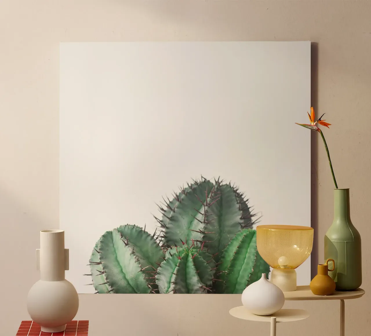 Barile di latte africano tela con Cornice a cassetta da Cassia Beck Photography