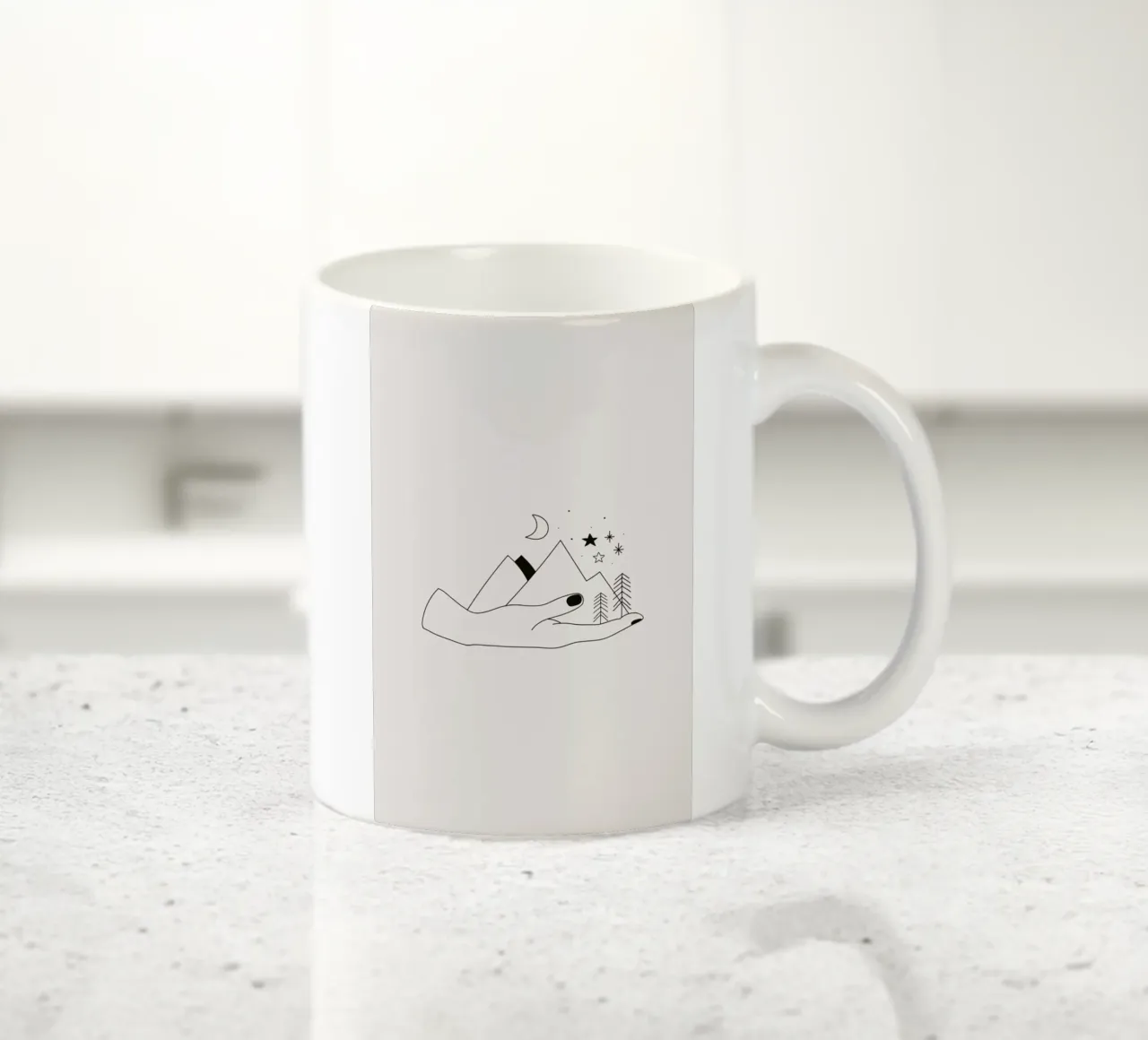 Forest tazza in ceramica da Pure