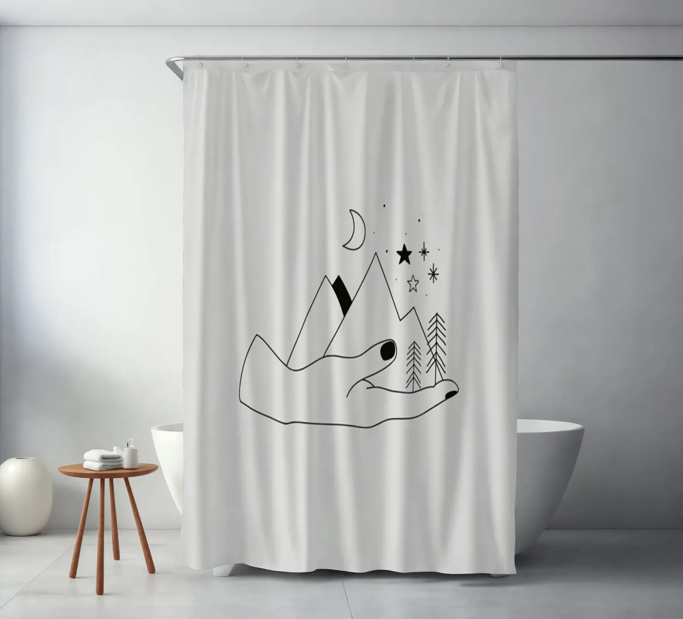 Forest rideau de douche de Pure