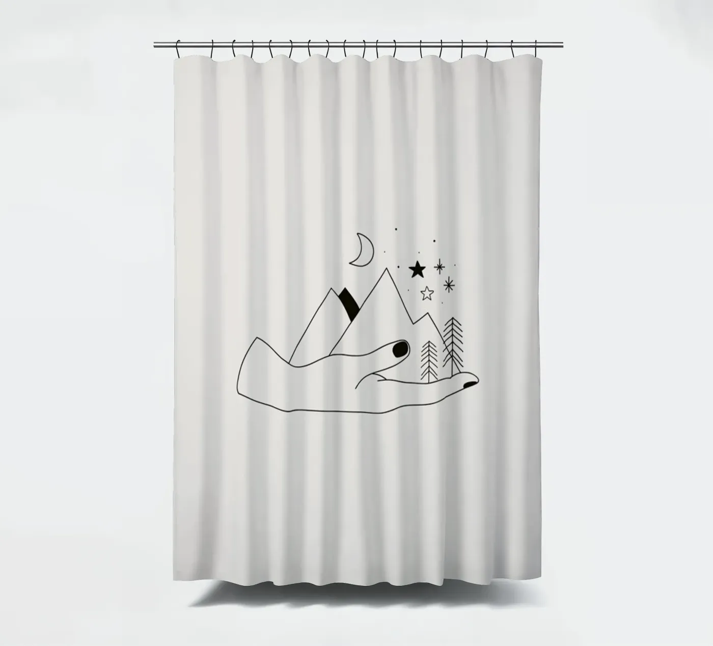 Forest rideau de douche de Pure