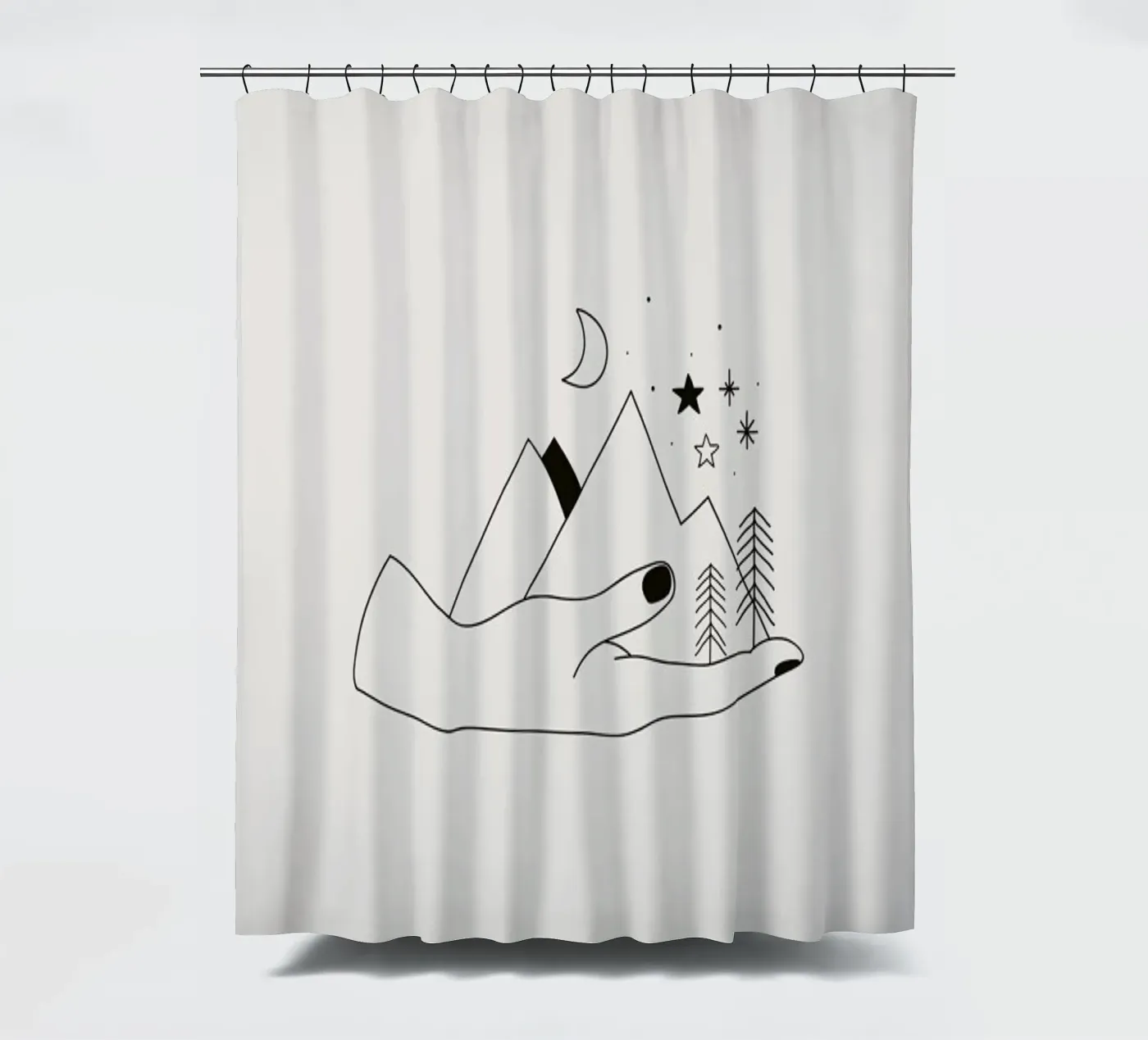 Forest rideau de douche de Pure