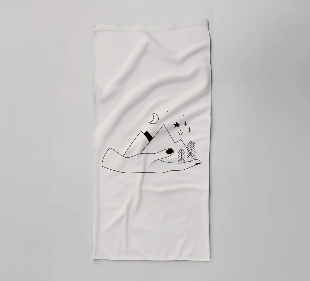 Forest badhanddoek van Pure