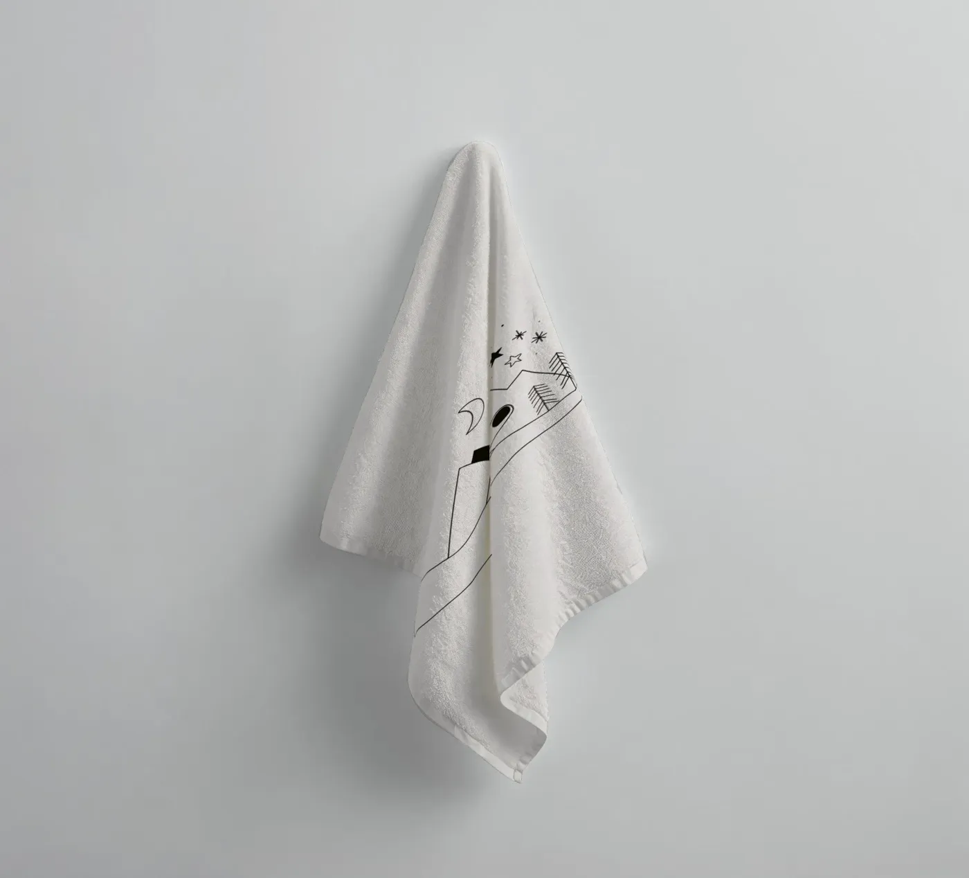 Forest badhanddoek van Pure