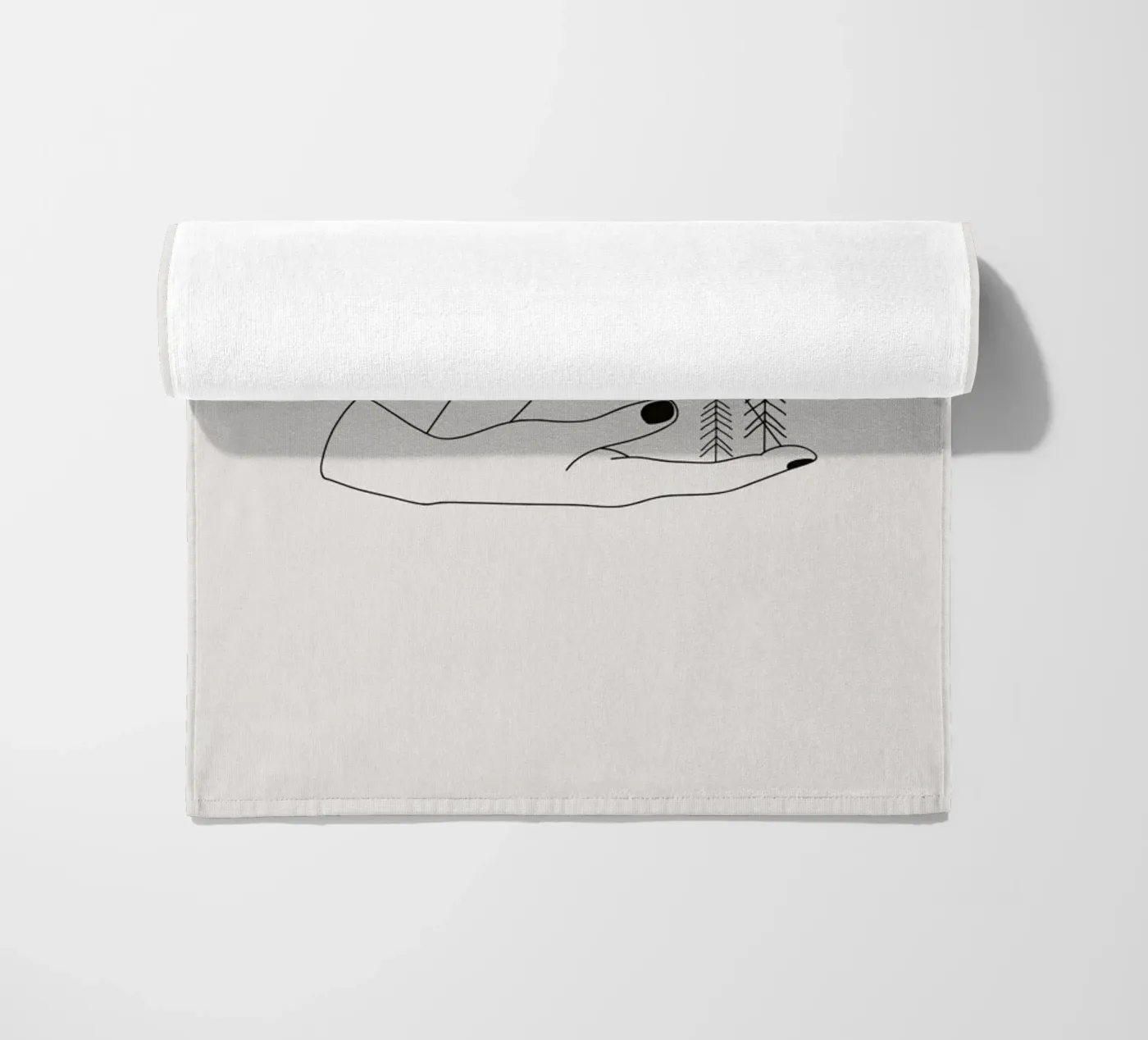 Forest strandhanddoek van Pure