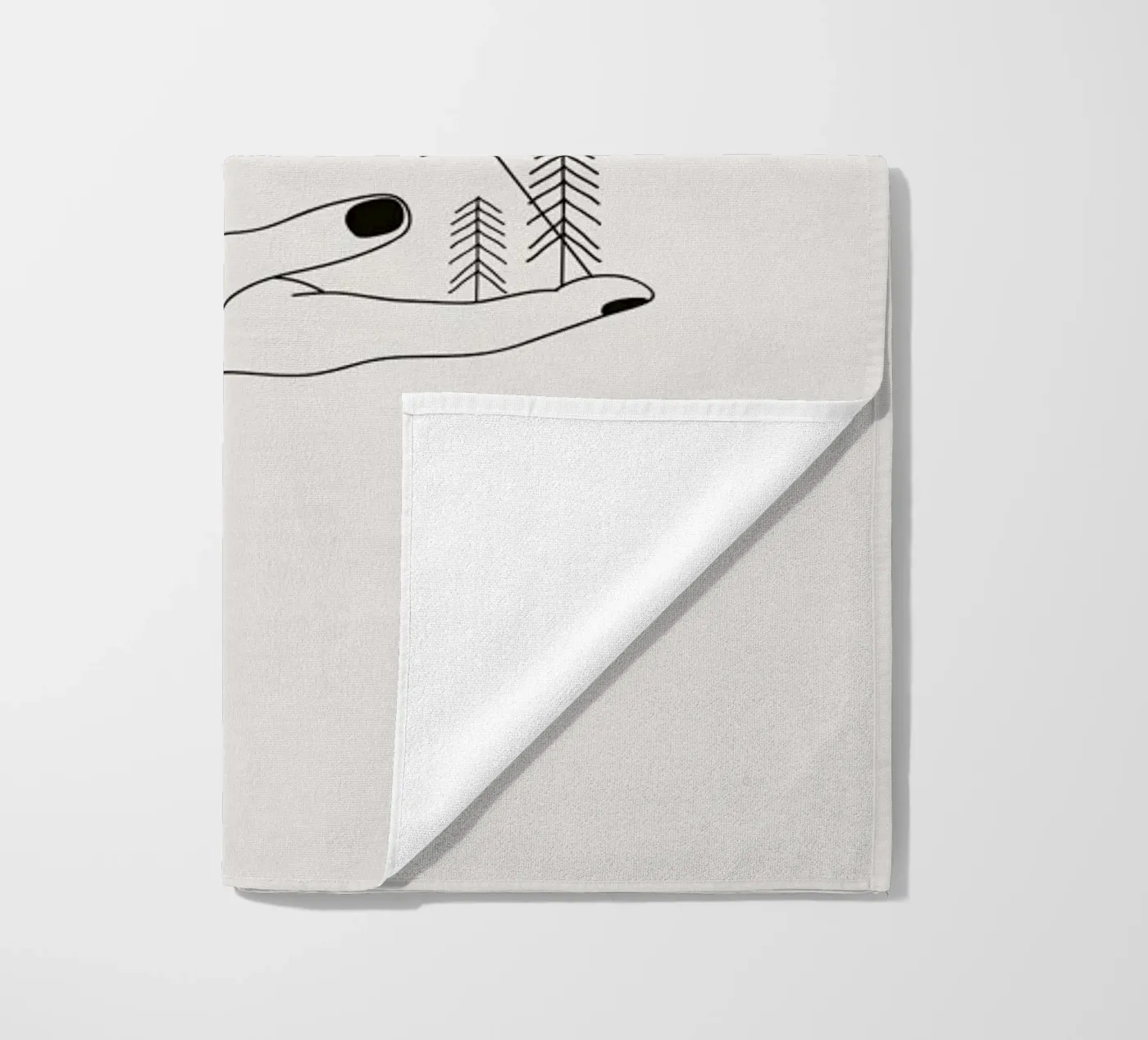 Forest strandhanddoek van Pure