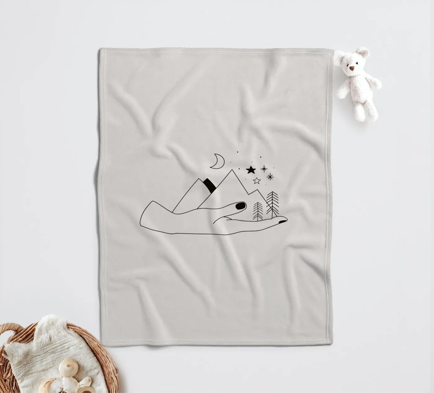 Forest Fleecedecke von Pure