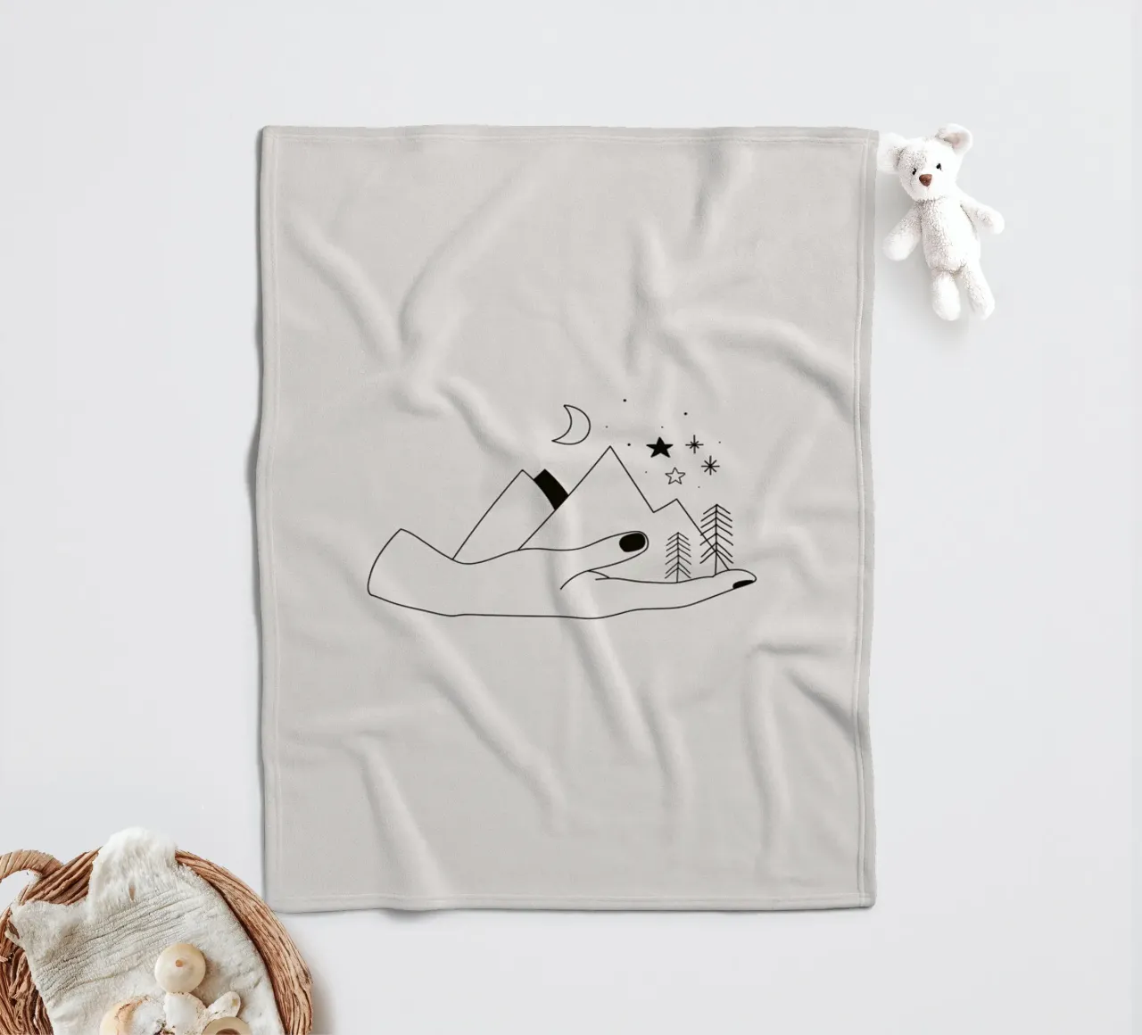 Forest Fleecedecke von Pure