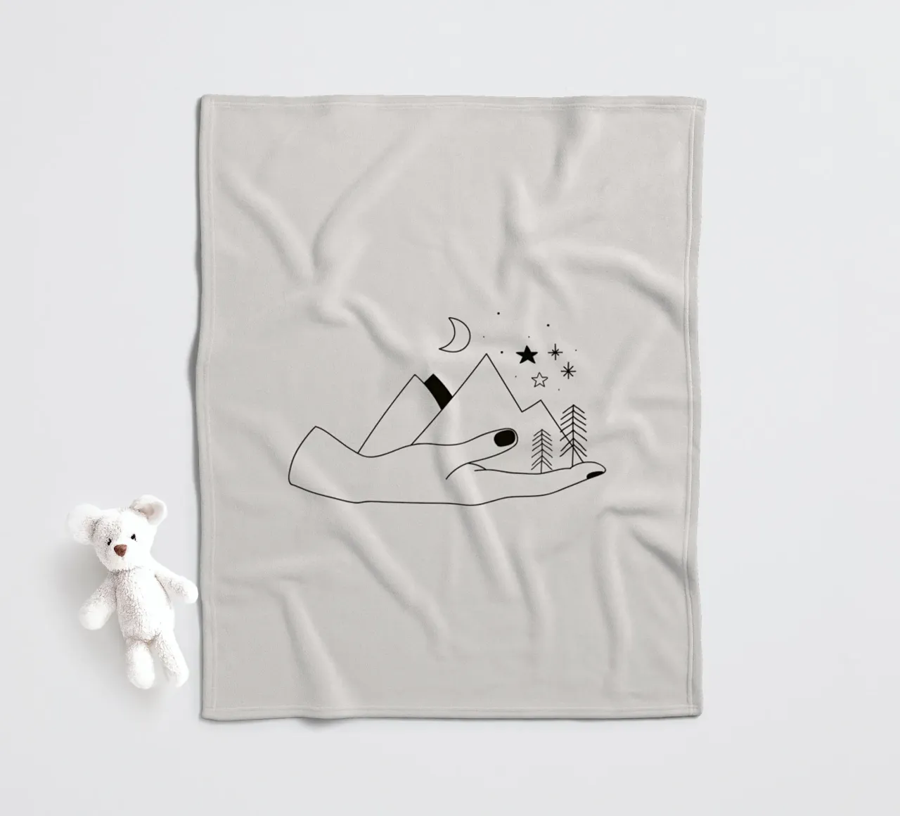 Forest Fleecedecke von Pure