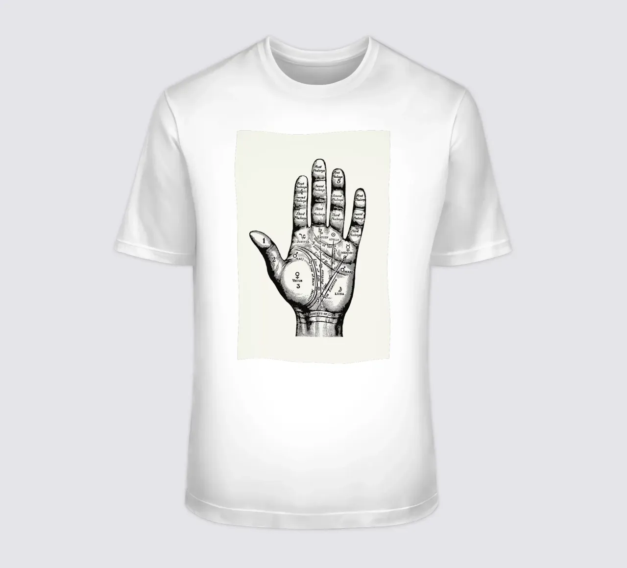 Palmistry t-shirt by Astër