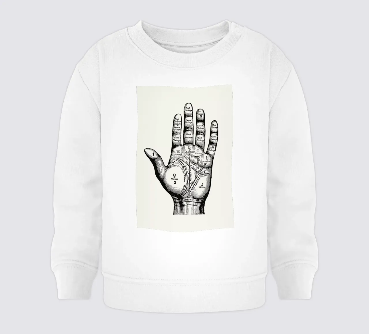 Palmistry felpa neonato da Astër