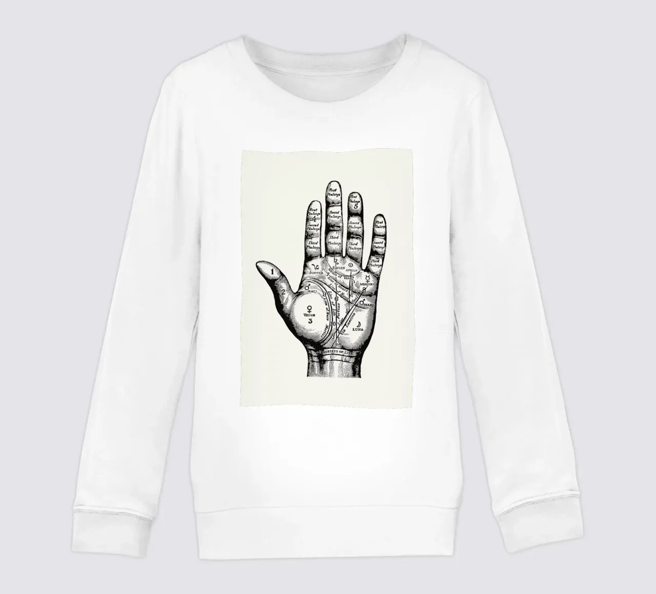 Palmistry felpa bambino da Astër