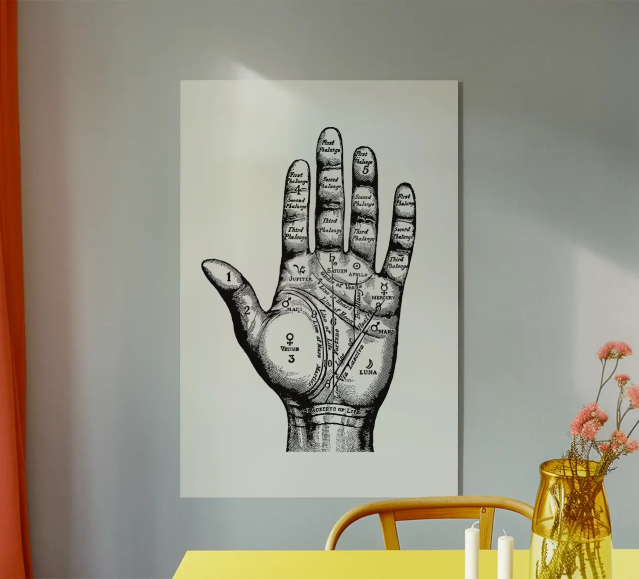 Palmistry plexiglass da Astër