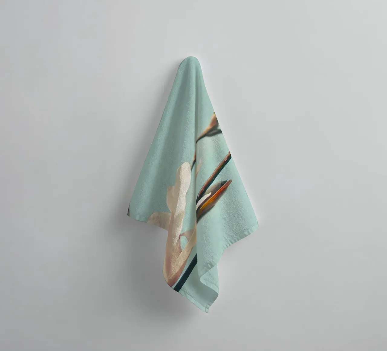 Paper Petals towel by Cassia Beck Photography