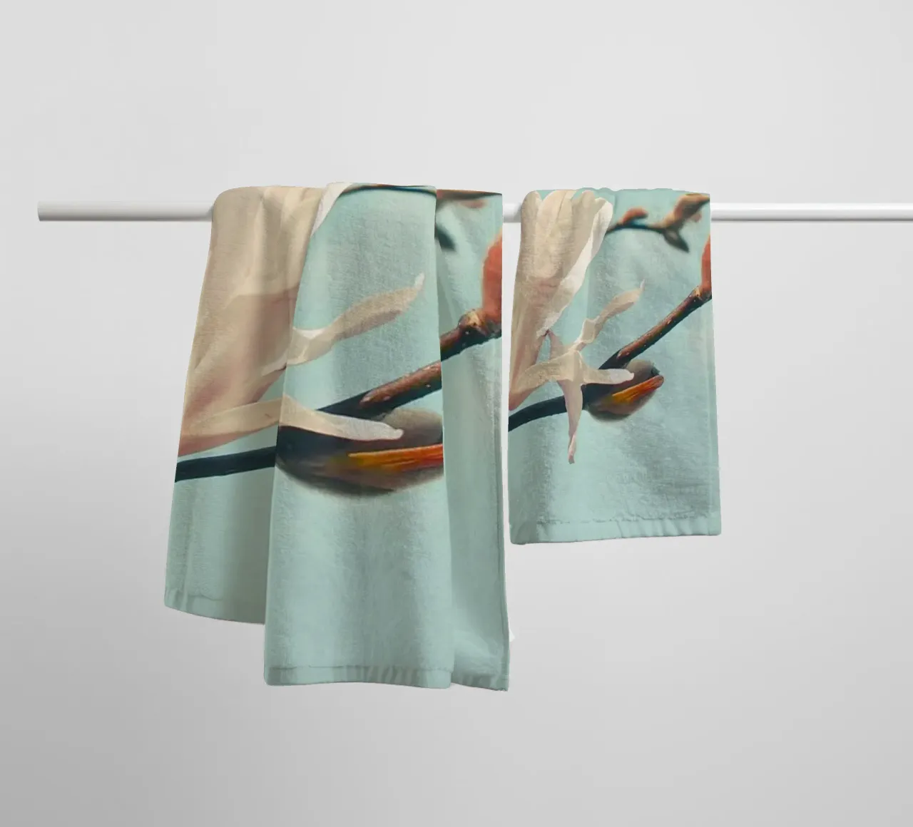 Paper Petals towel by Cassia Beck Photography