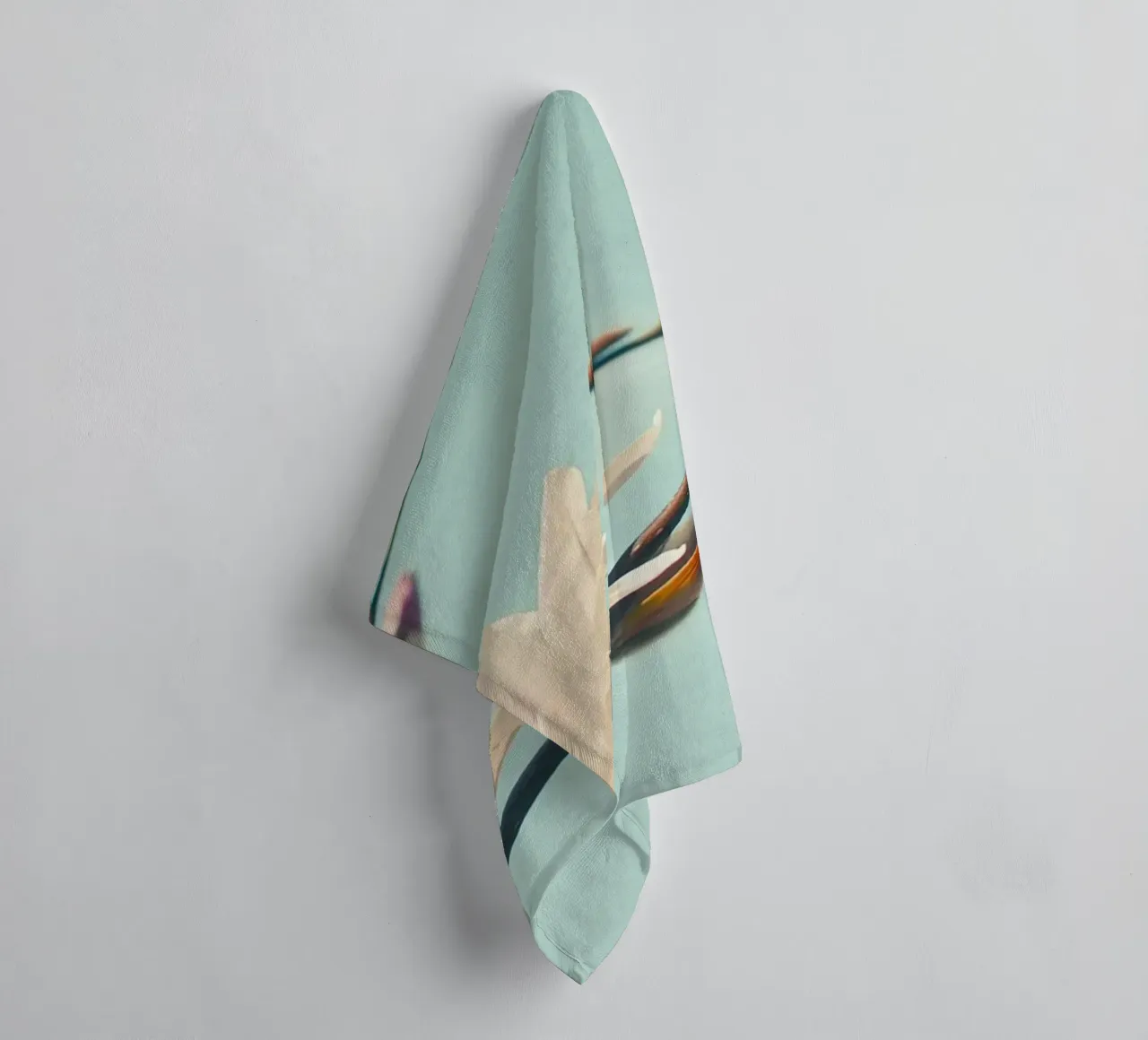 Paper Petals towel by Cassia Beck Photography