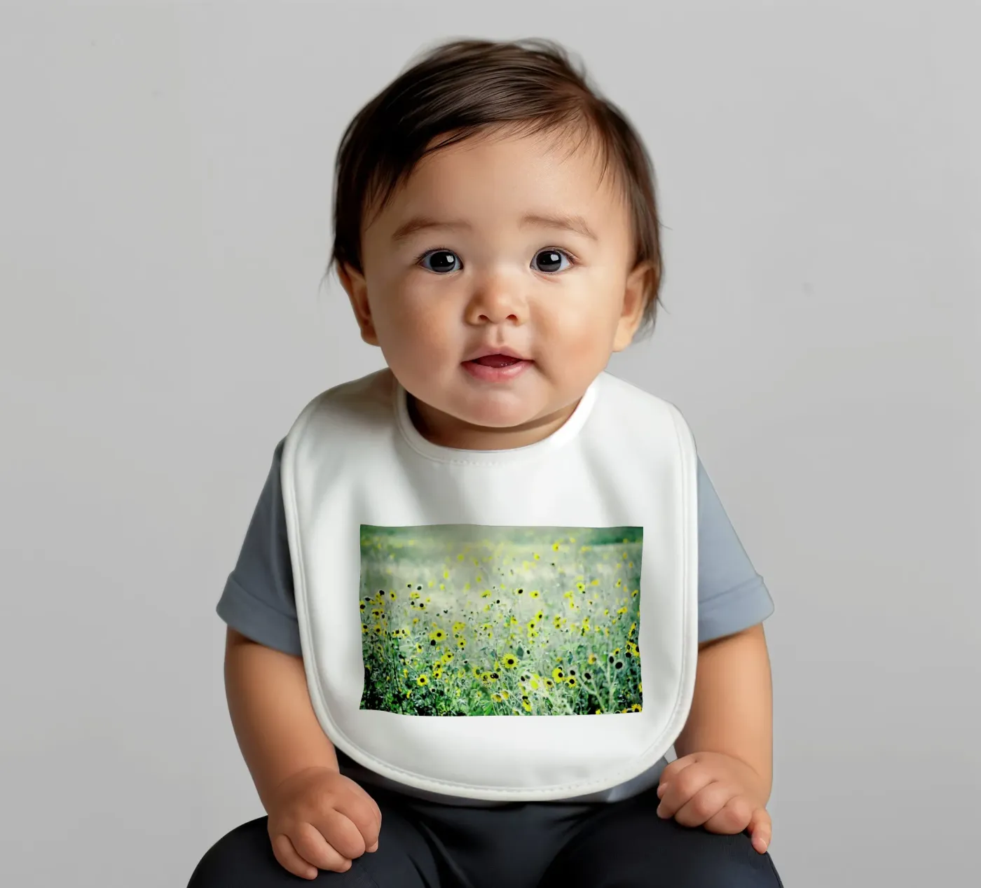 I Will Wait baby bib by Robin Delean