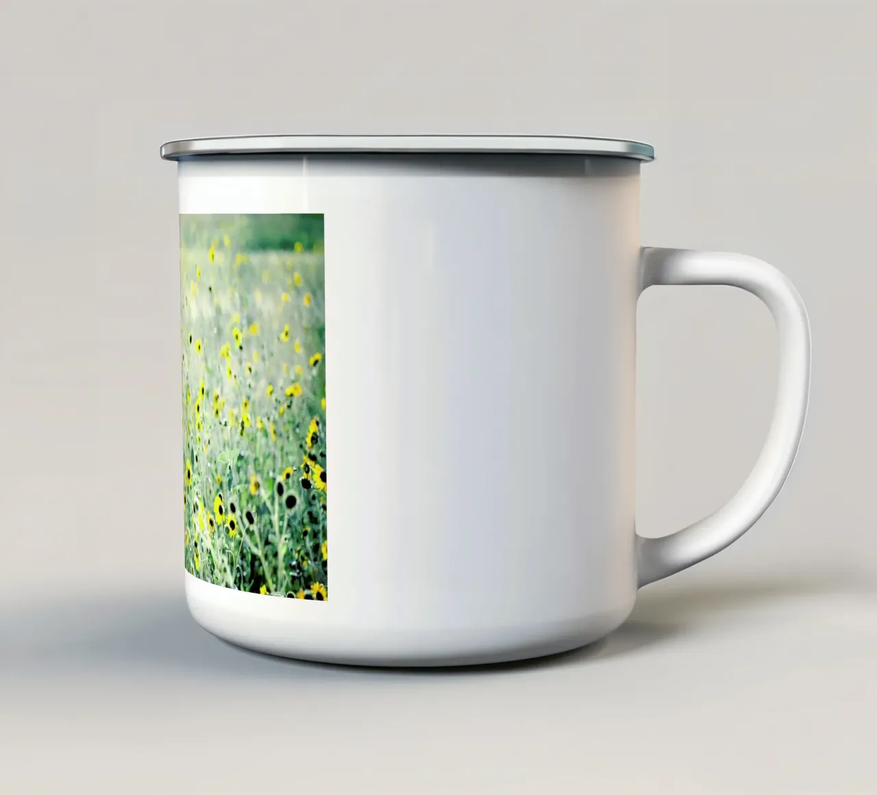 I Will Wait tazza in smalto da Robin Delean