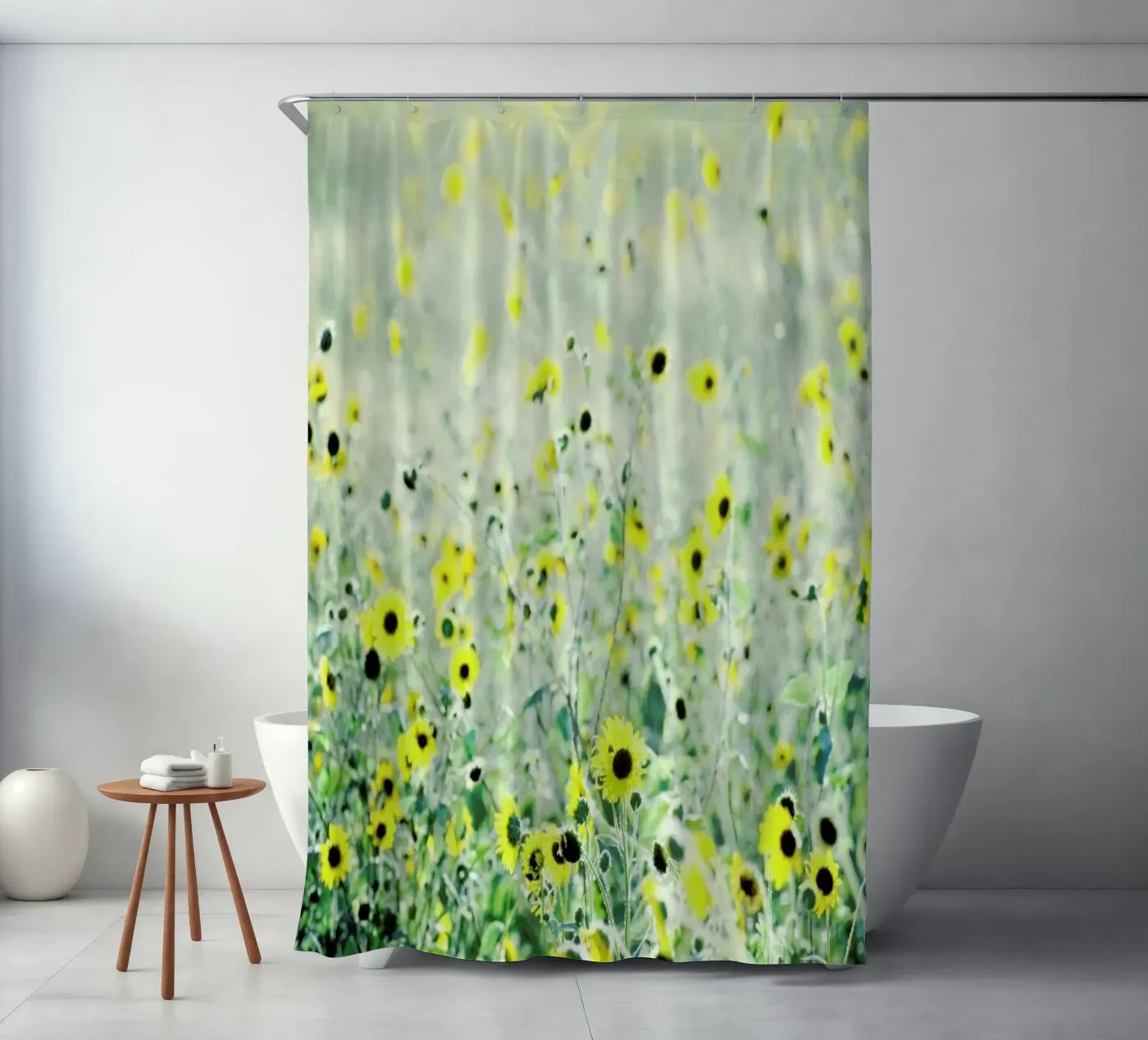 I Will Wait douchegordijn van Robin Delean