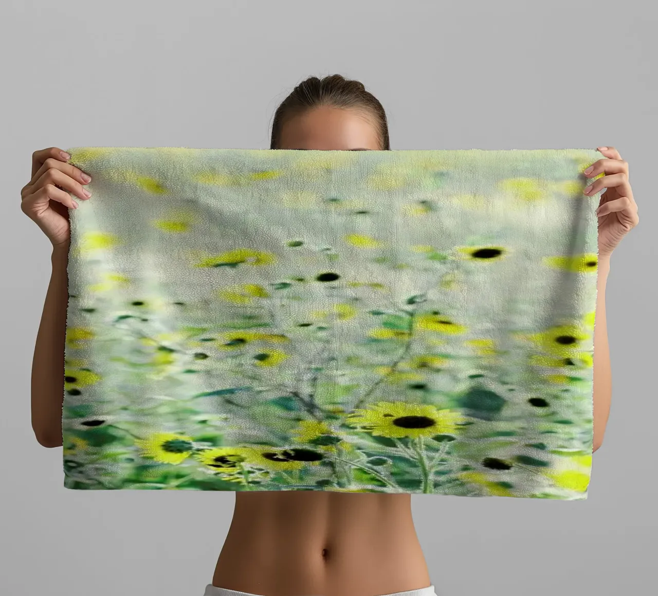 I Will Wait towel by Robin Delean