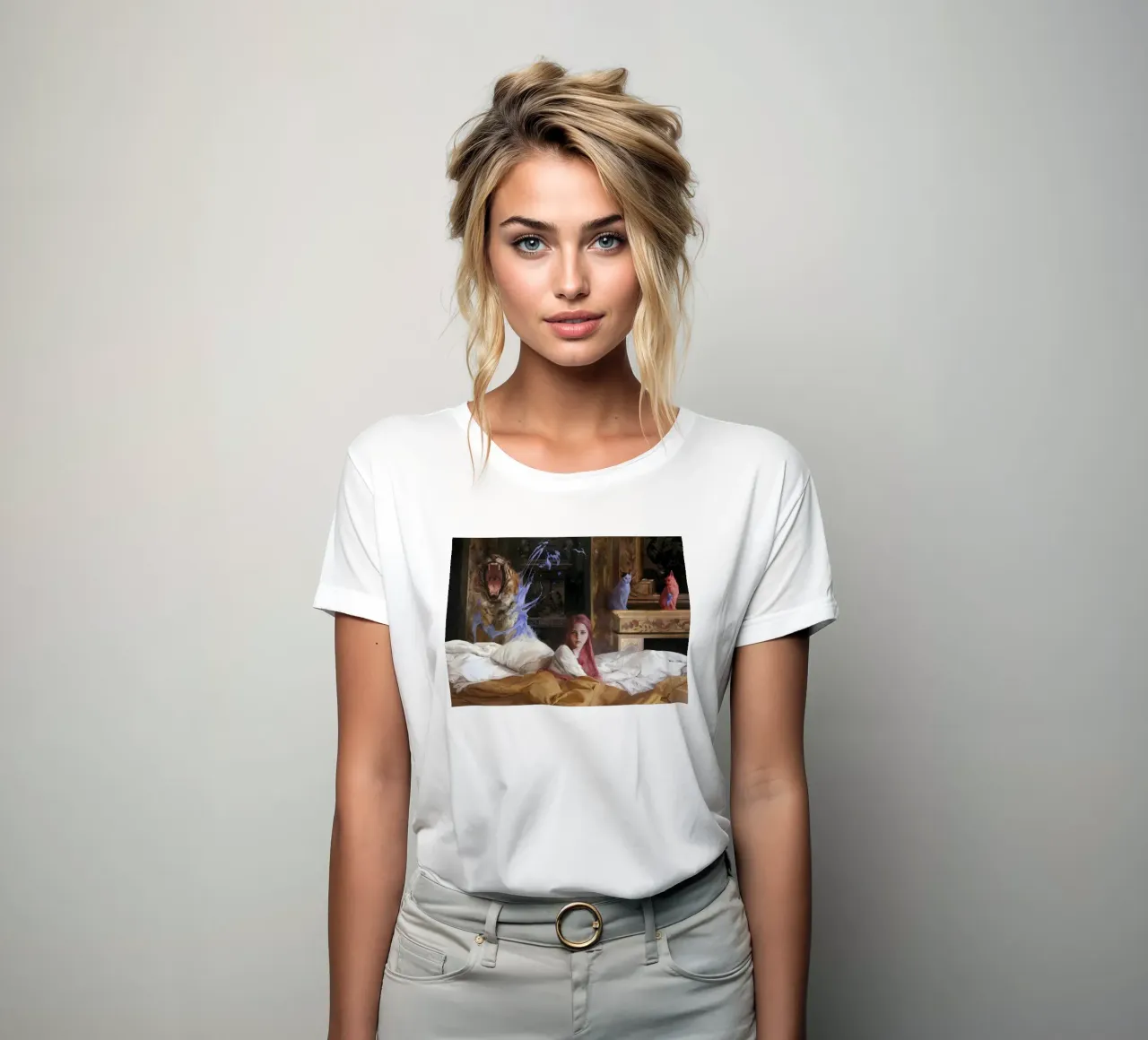 Guillermo Lorca and the Rest is Silence women's fitted t-shirt by Birgitart