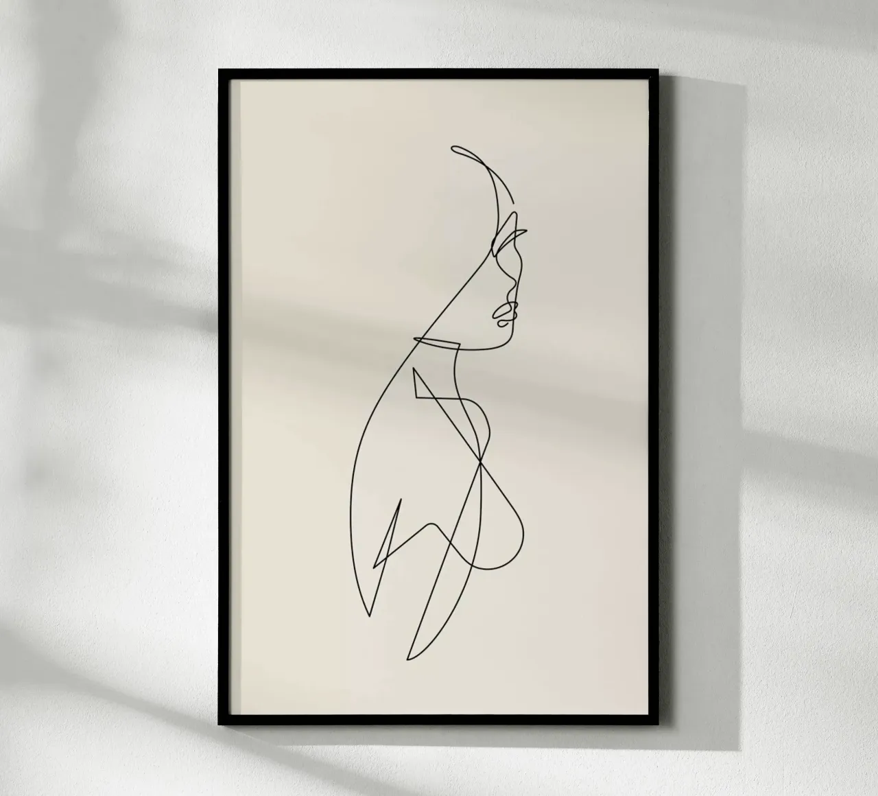 Femme I poster con telaio in alluminio da Pure