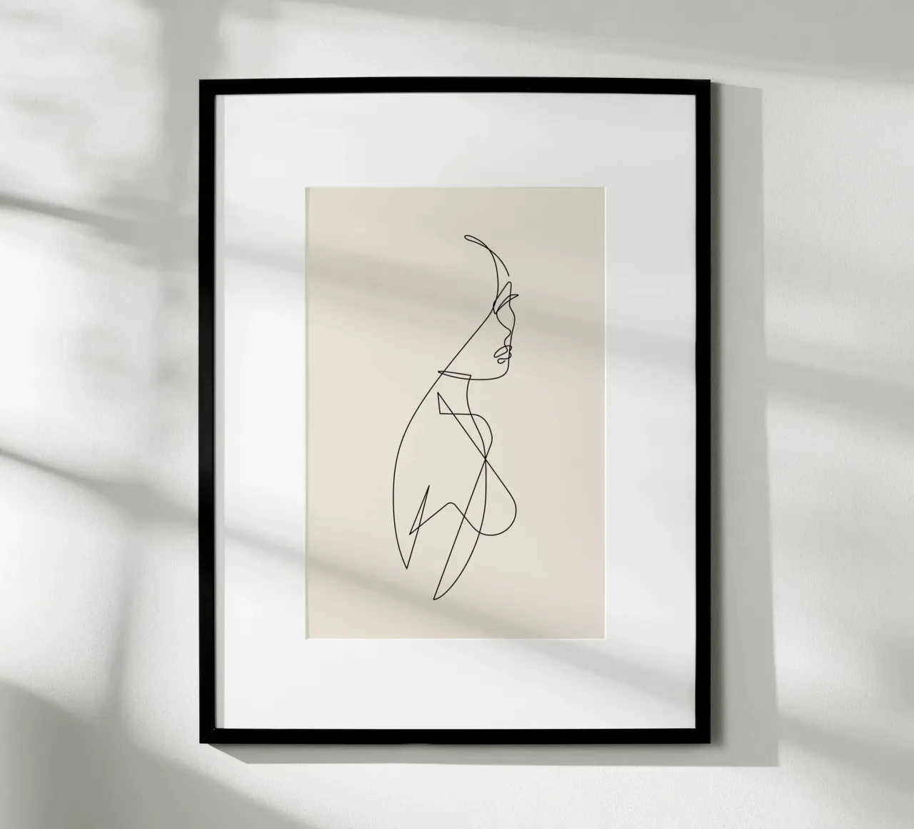 Femme I poster con telaio in alluminio da Pure
