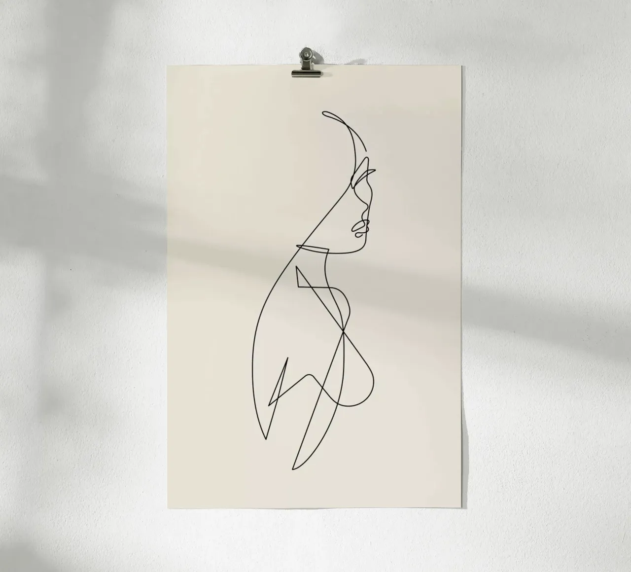 Femme I poster con telaio in alluminio da Pure