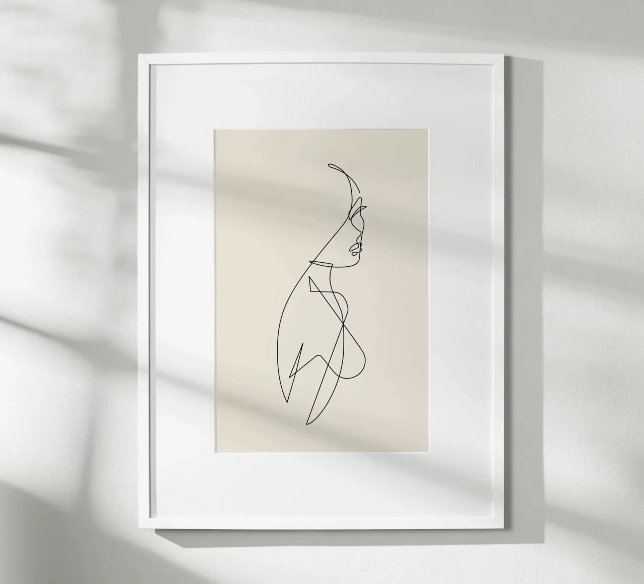 Femme I poster con telaio in alluminio da Pure