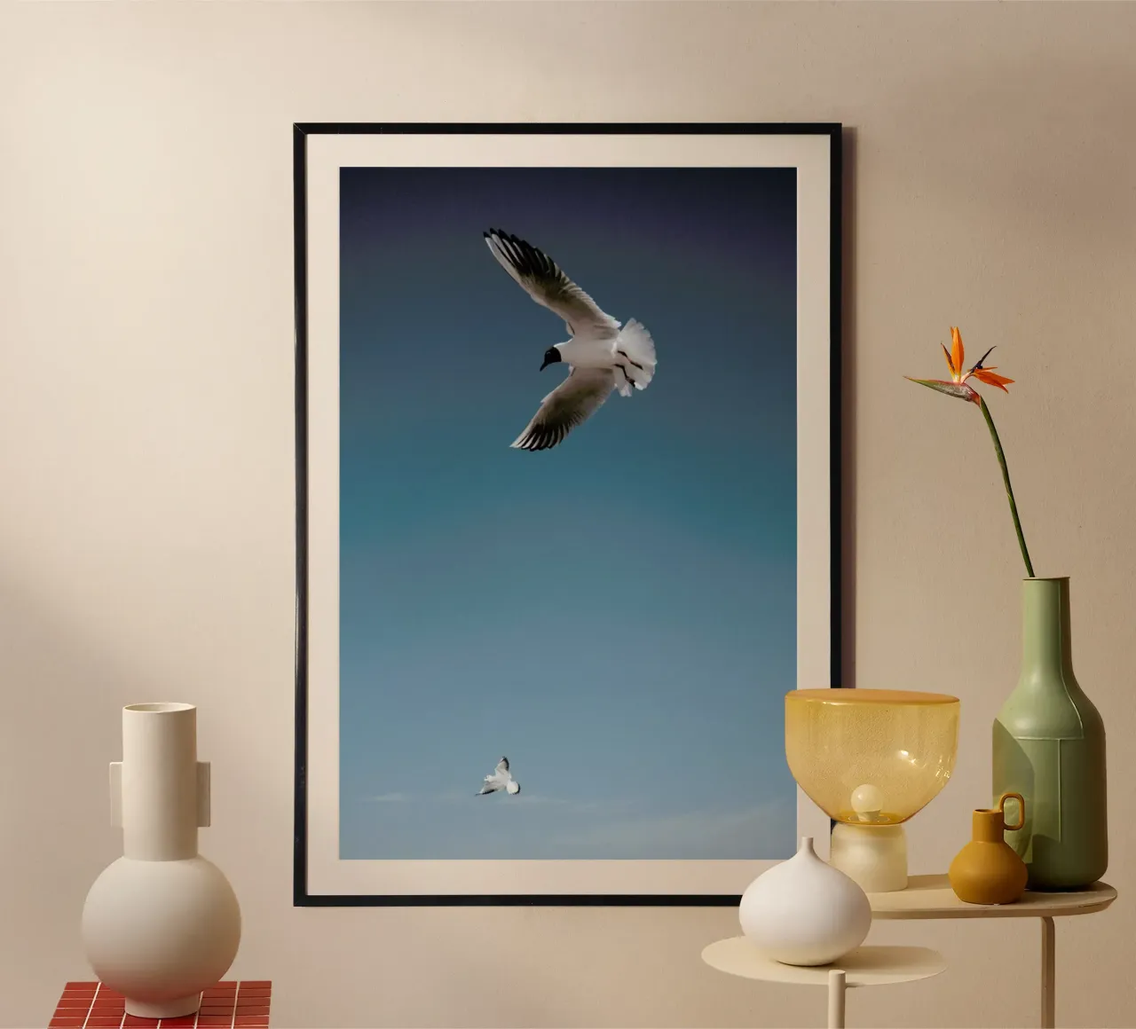 Seagulls I hahnemühle by Sebastian Hilgetag