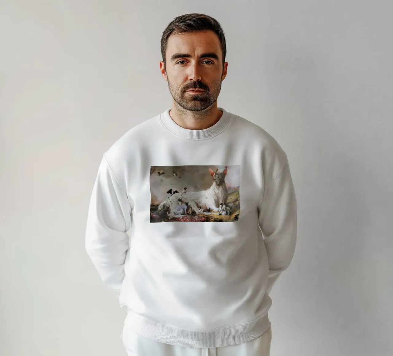 Guillermo Lorca Dio animale felpa da Birgitart