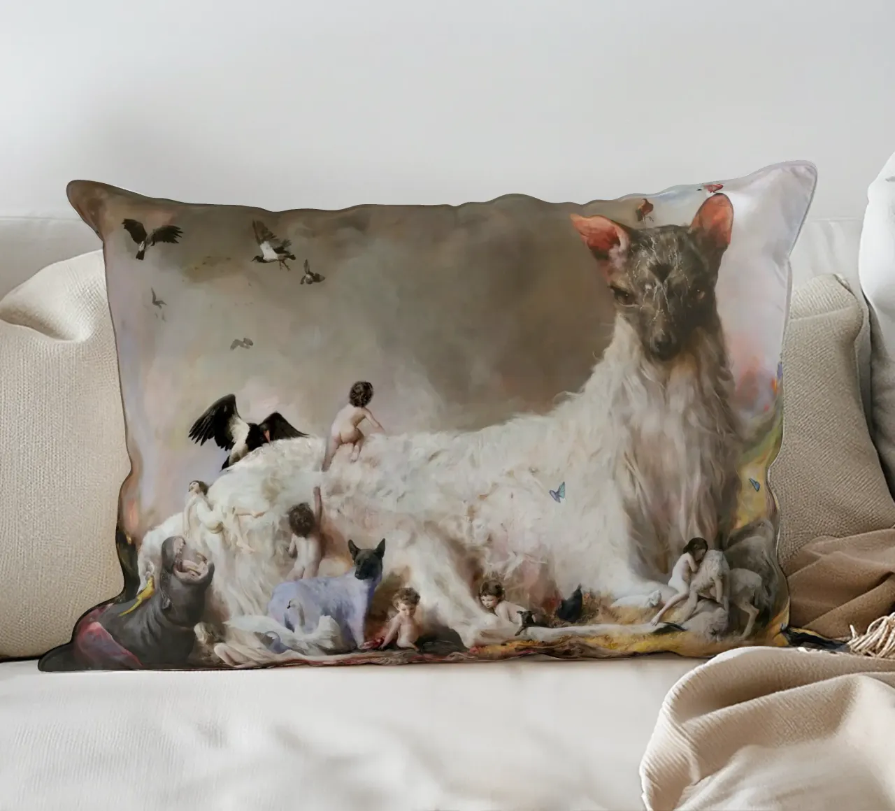 Guillermo Lorca Dio animale cuscino da Birgitart