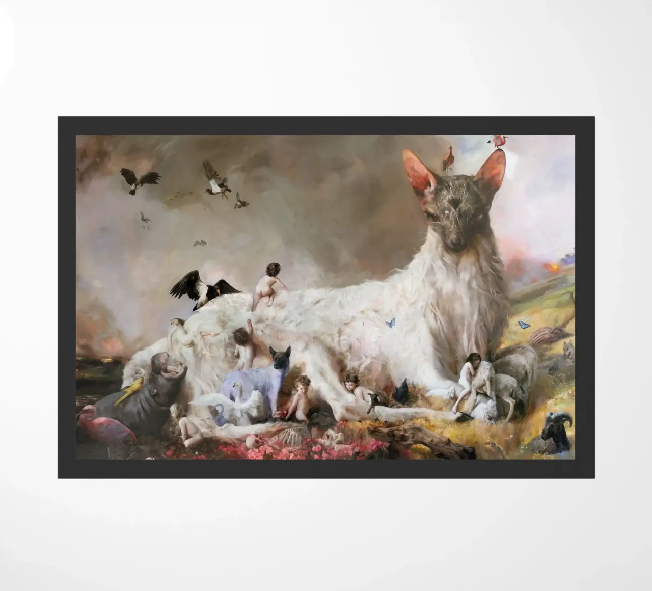 Guillermo Lorca Dio animale zerbino da Birgitart