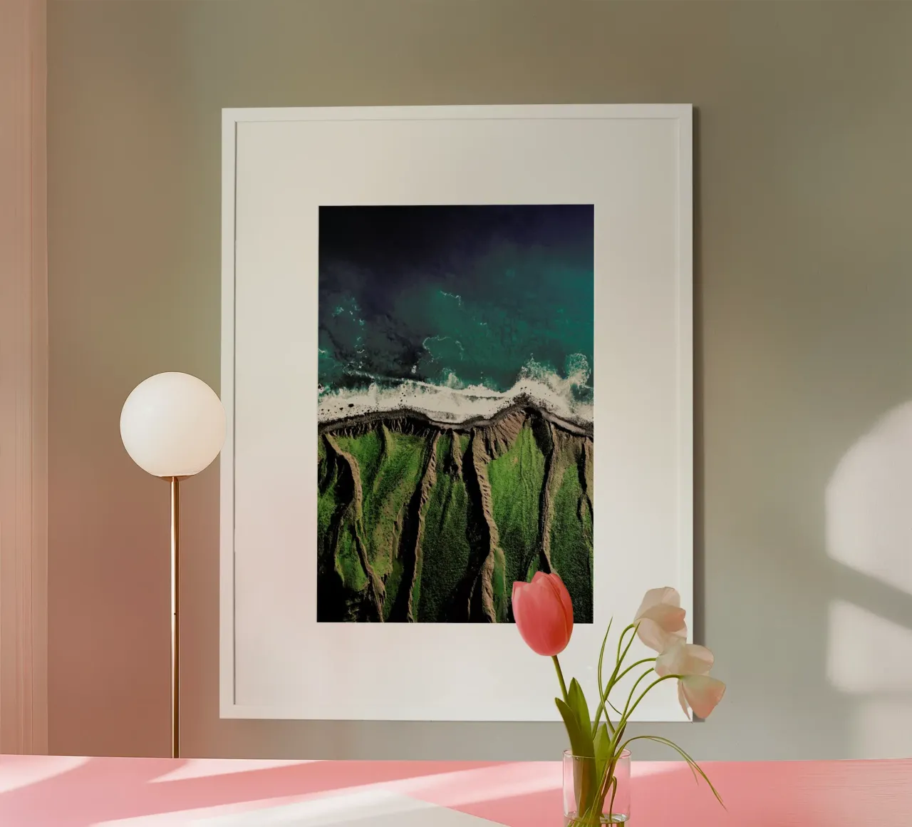 Arrecife Tide poster con telaio in plastica da METROPOLIS
