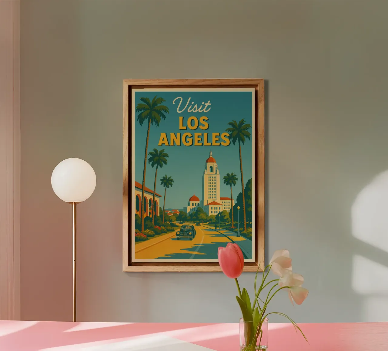 Viaggio a Los Angeles alluminio dibond da Mercury Club