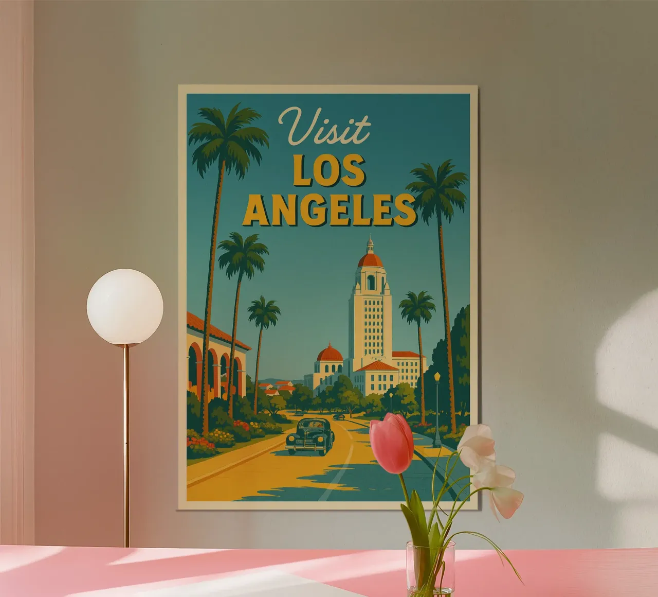 Viaggio a Los Angeles alluminio dibond da Mercury Club