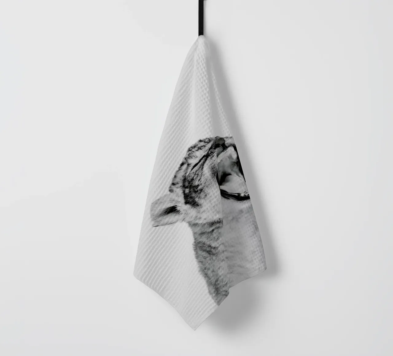 Sleepy Leopard Classic tea towel by Paws & Claws