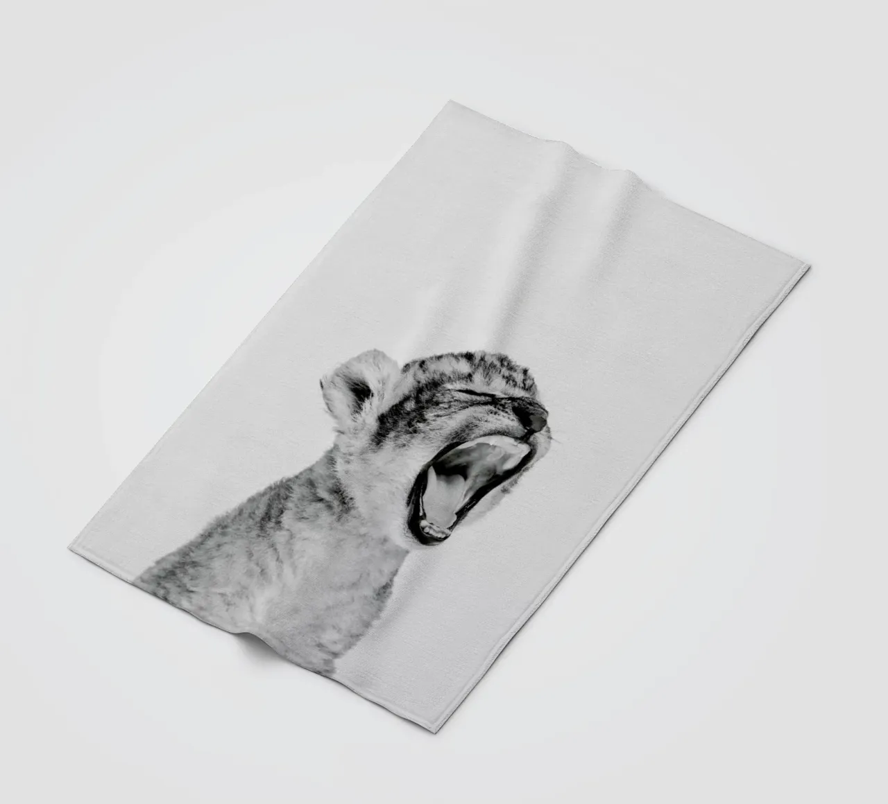 Sleepy Leopard Classic fleece blanket by Paws & Claws