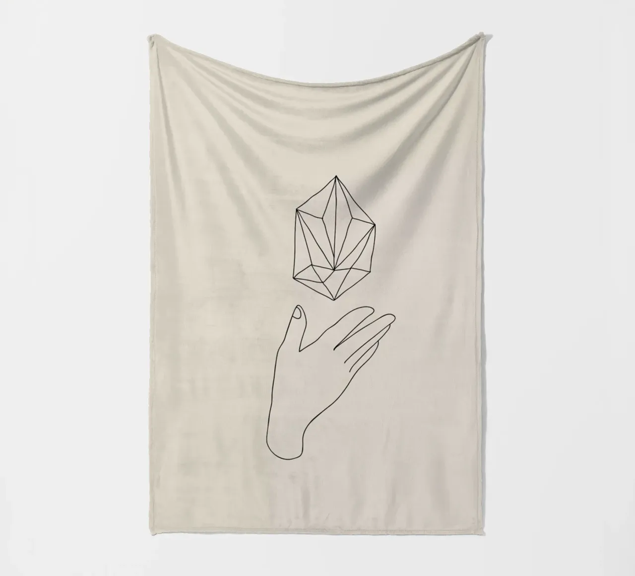 Diamond Fleecedecke von Pure