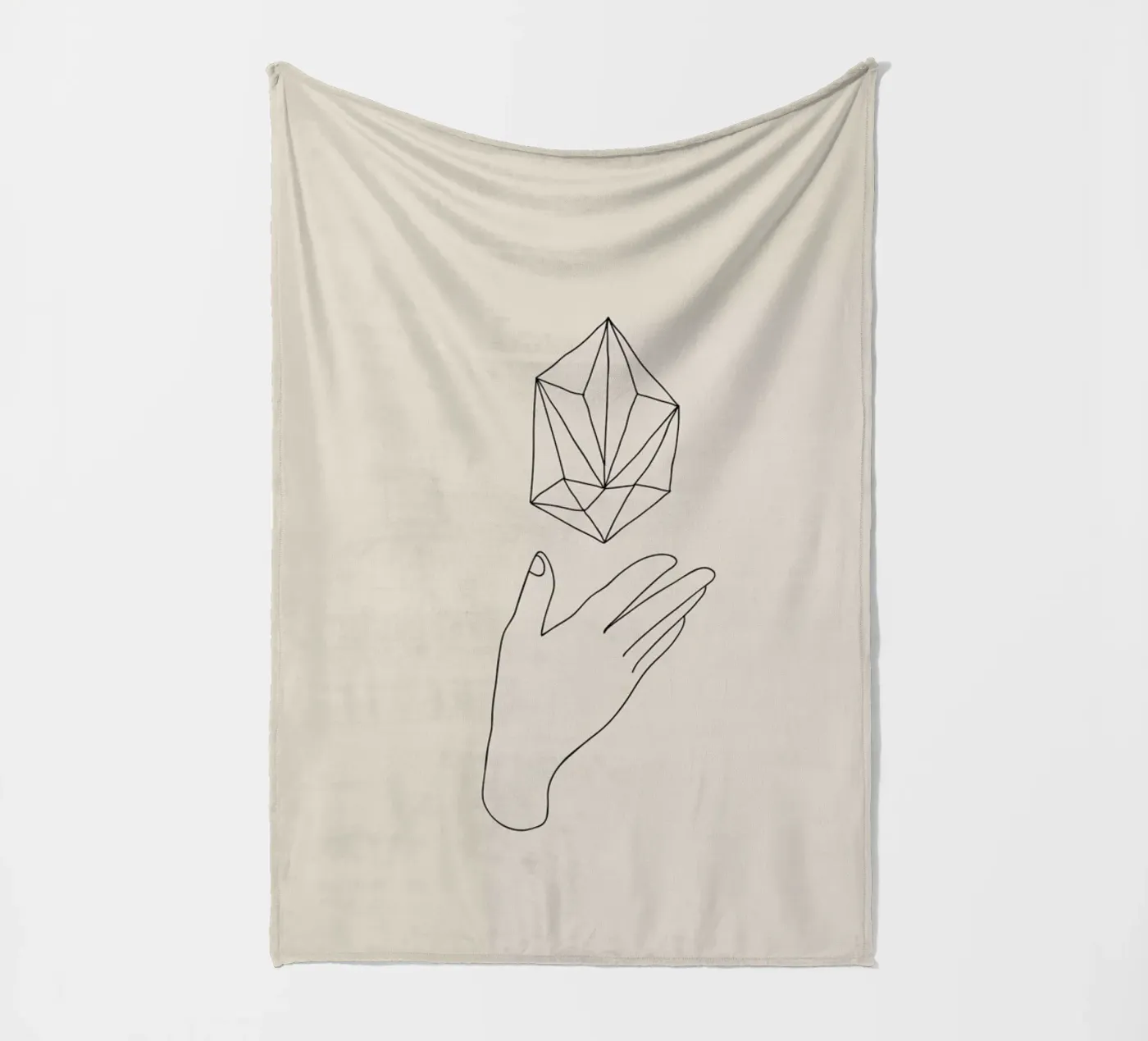 Diamond Fleecedecke von Pure