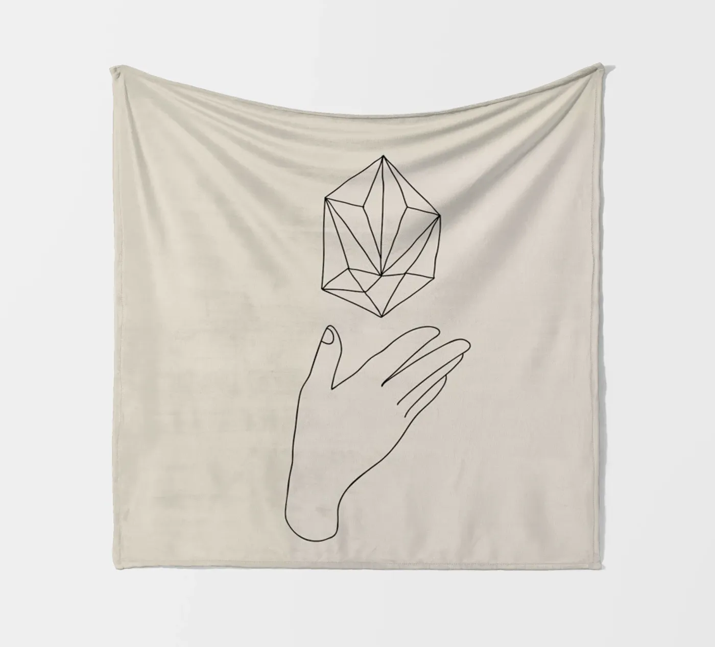 Diamond fleecedeken van Pure