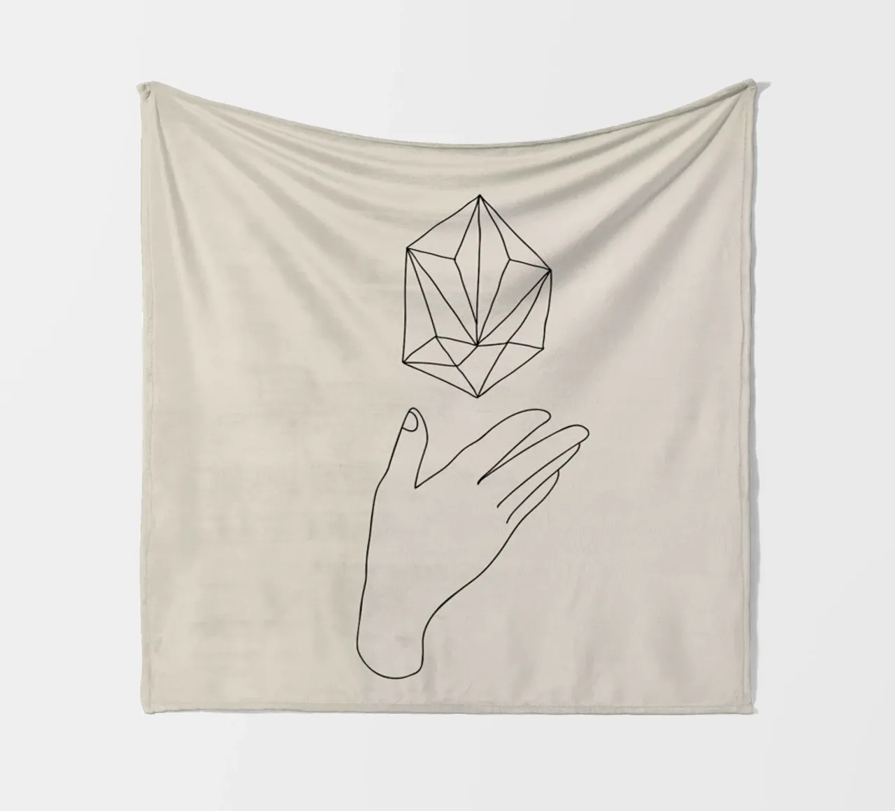 Diamond Fleecedecke von Pure