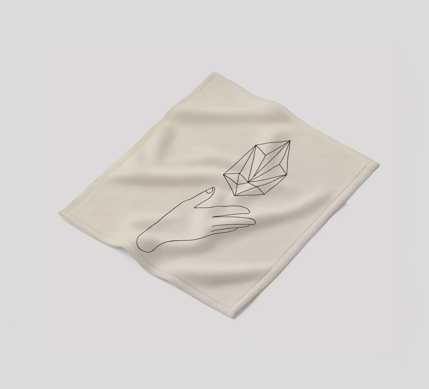 Diamond Fleecedecke von Pure