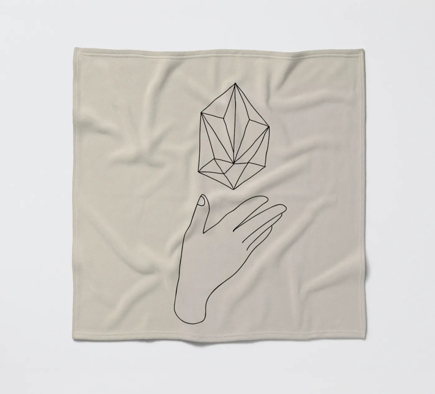 Diamond fleecedeken van Pure