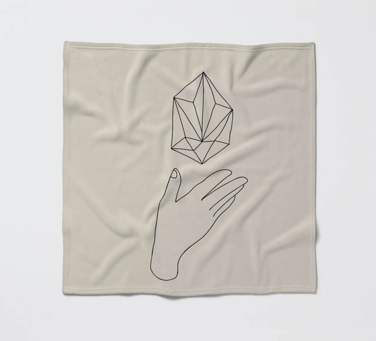 Diamond Fleecedecke von Pure