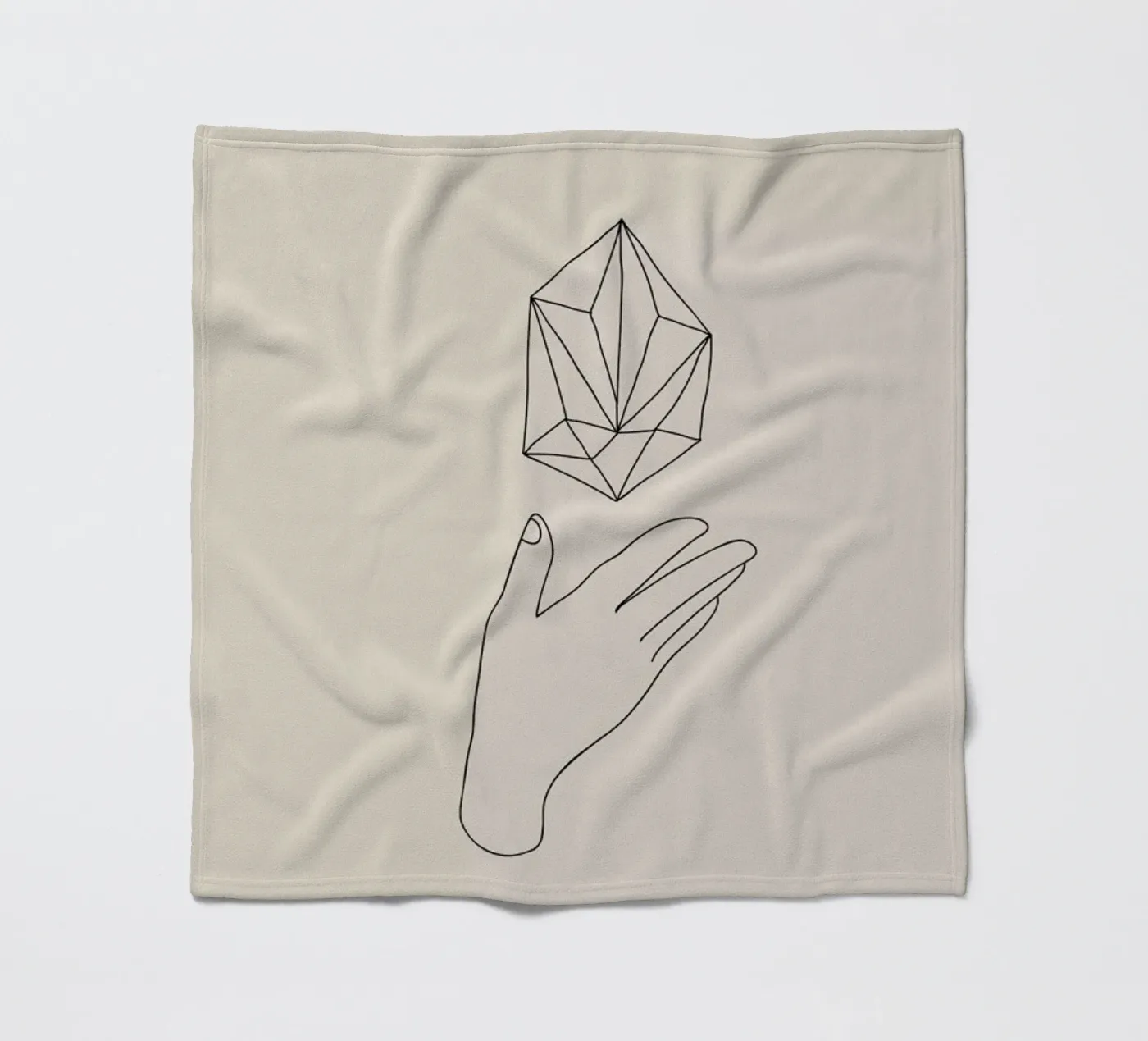 Diamond Fleecedecke von Pure