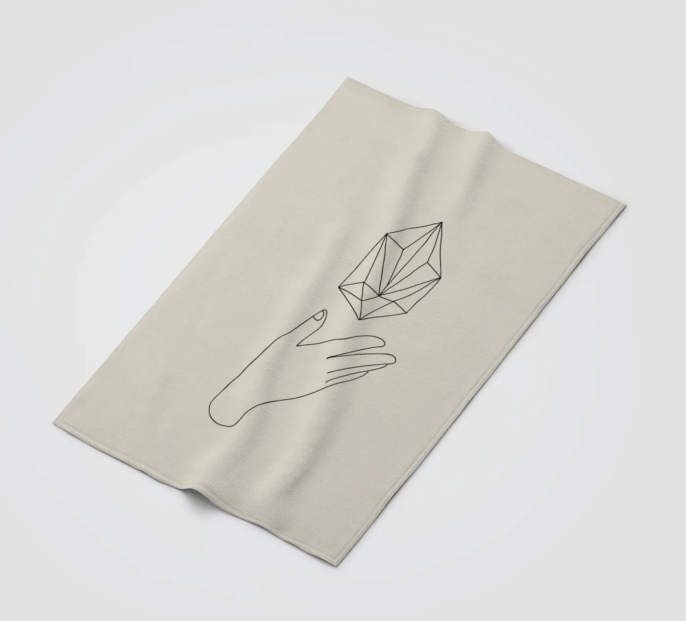 Diamond fleecedeken van Pure